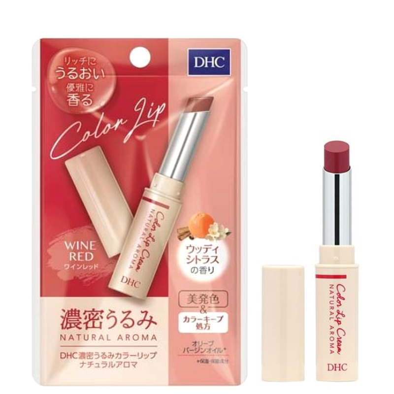 DHC Color Lip Cream Natural Aroma #Wine Red 1.5g